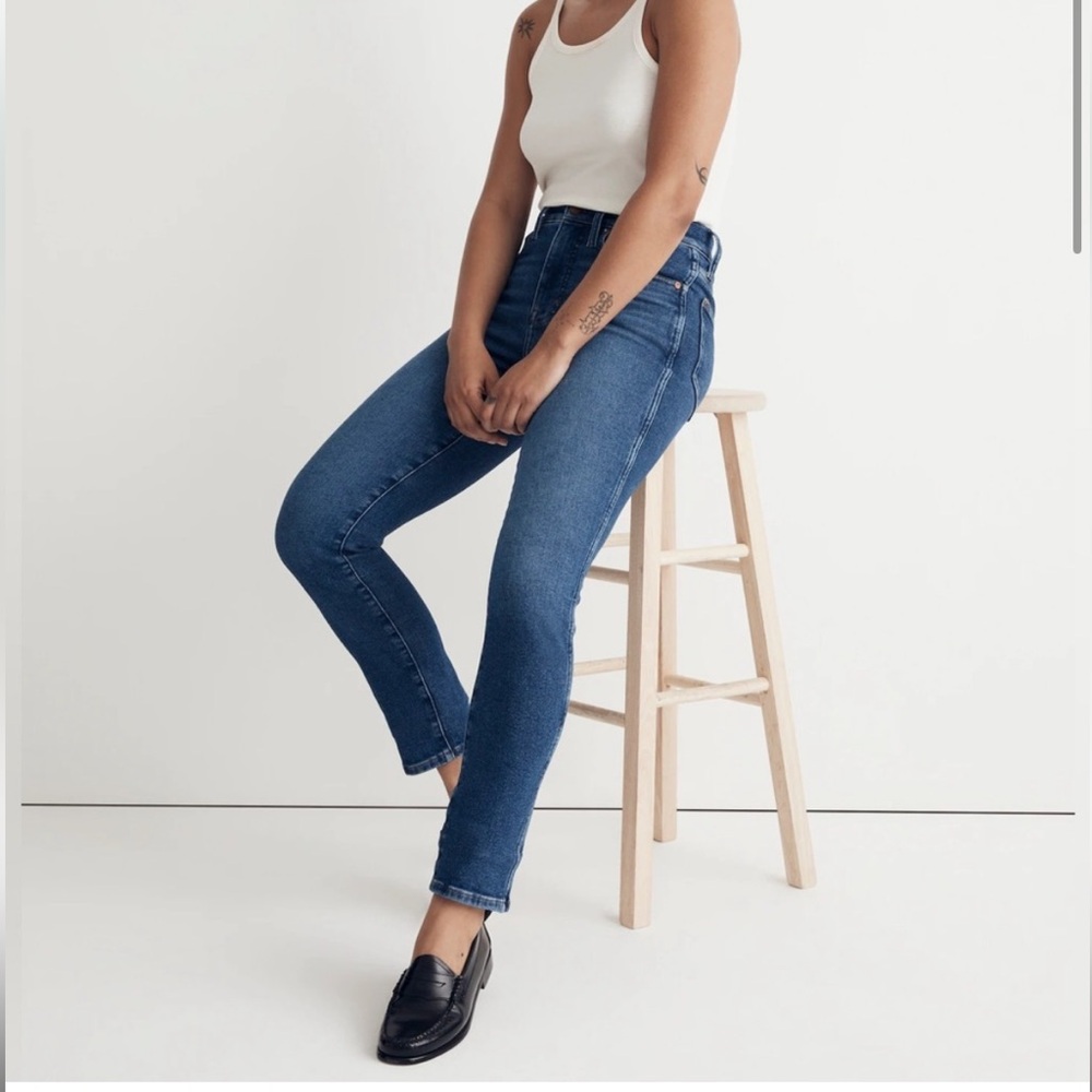 Madewell Curvy Stovepipe Jeans Size 29 - Picture 2 of 7